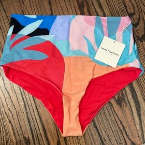 NWT Mara Hoffman Lydia high rise bikini bottoms.